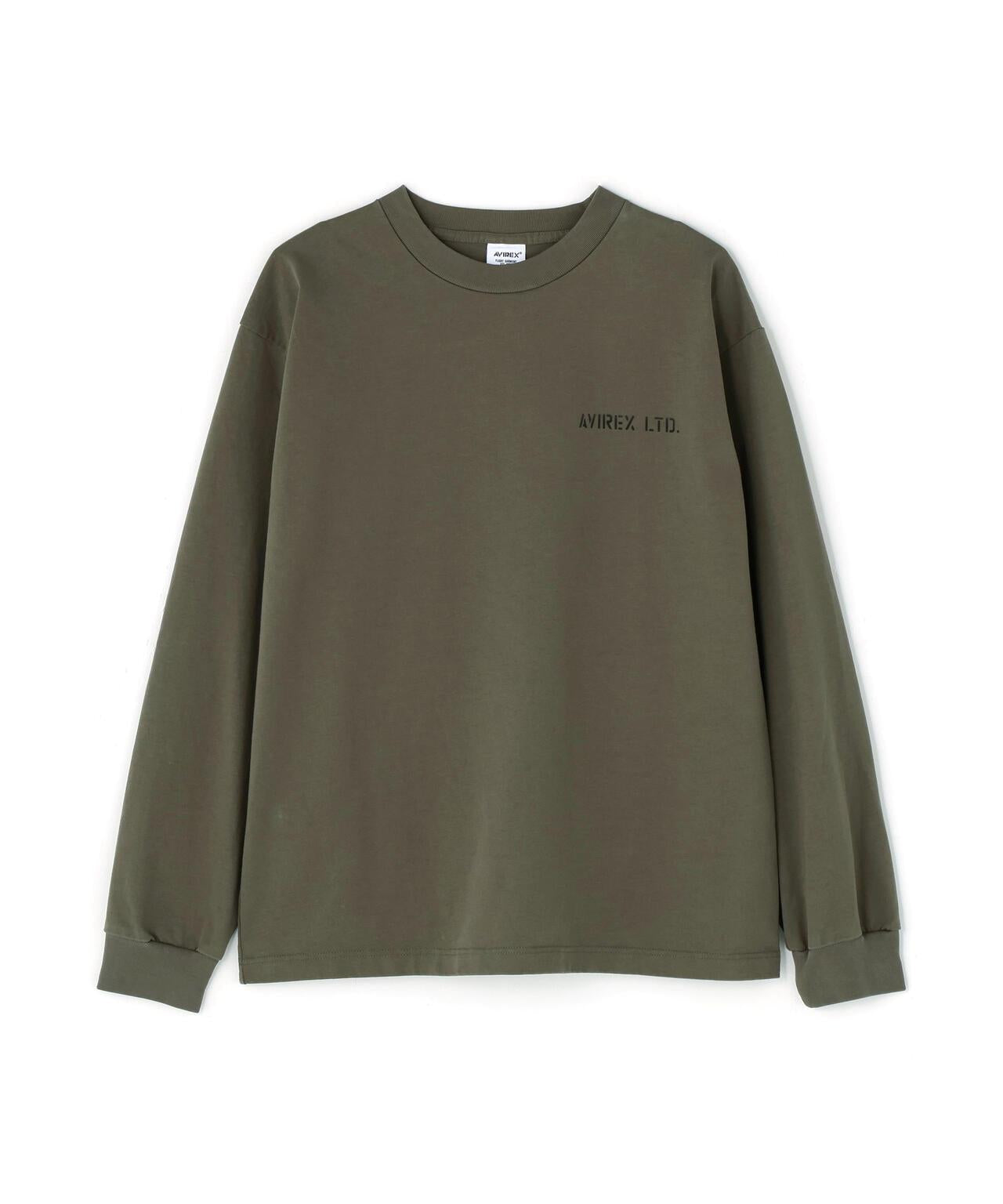 STENCIL L/S 圖案長袖T恤