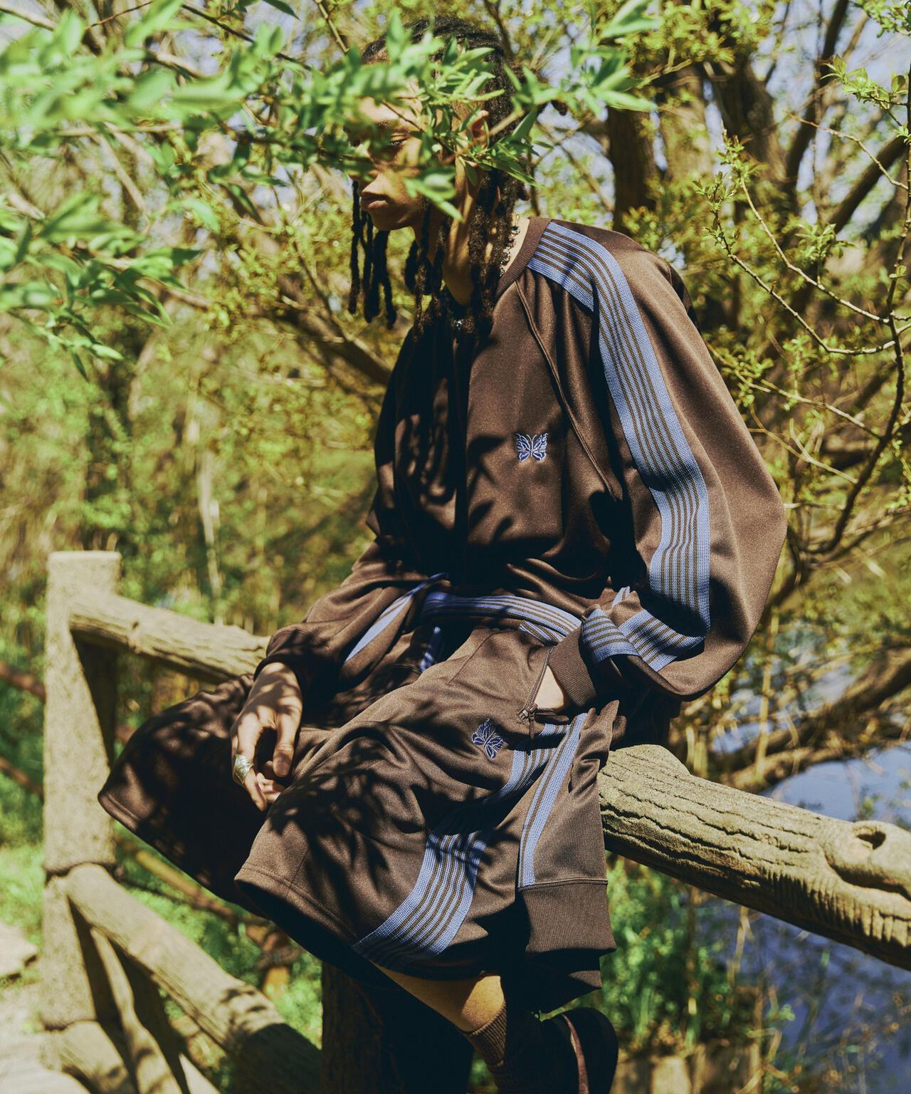 Needles 聯名 Track Crew Neck Shirt - Poly Smooth 上衣