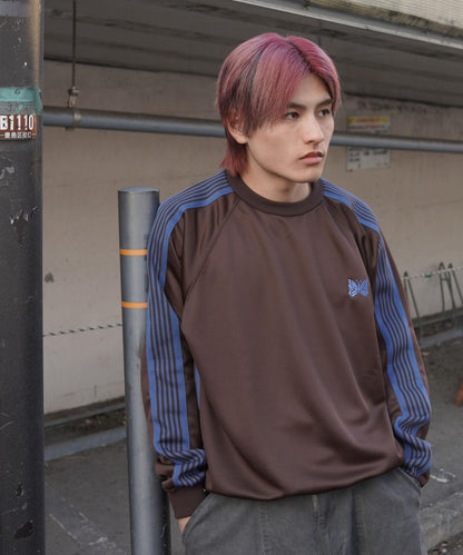 Needles 聯名 Track Crew Neck Shirt - Poly Smooth 上衣