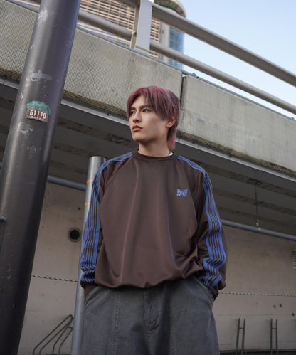Needles 聯名 Track Crew Neck Shirt - Poly Smooth 上衣