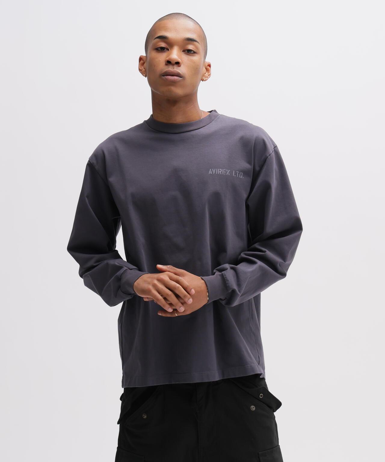 STENCIL L/S 圖案長袖T恤