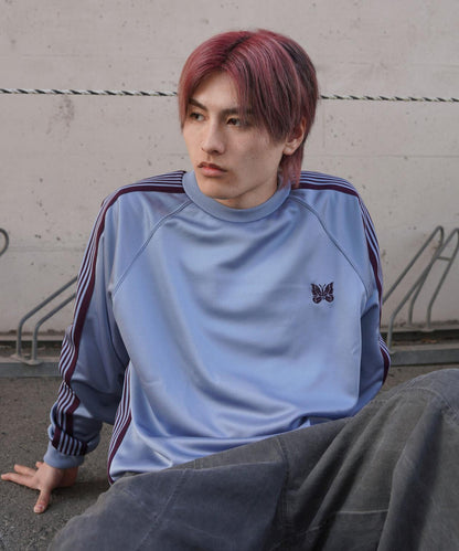 Needles 聯名 Track Crew Neck Shirt - Poly Smooth 上衣