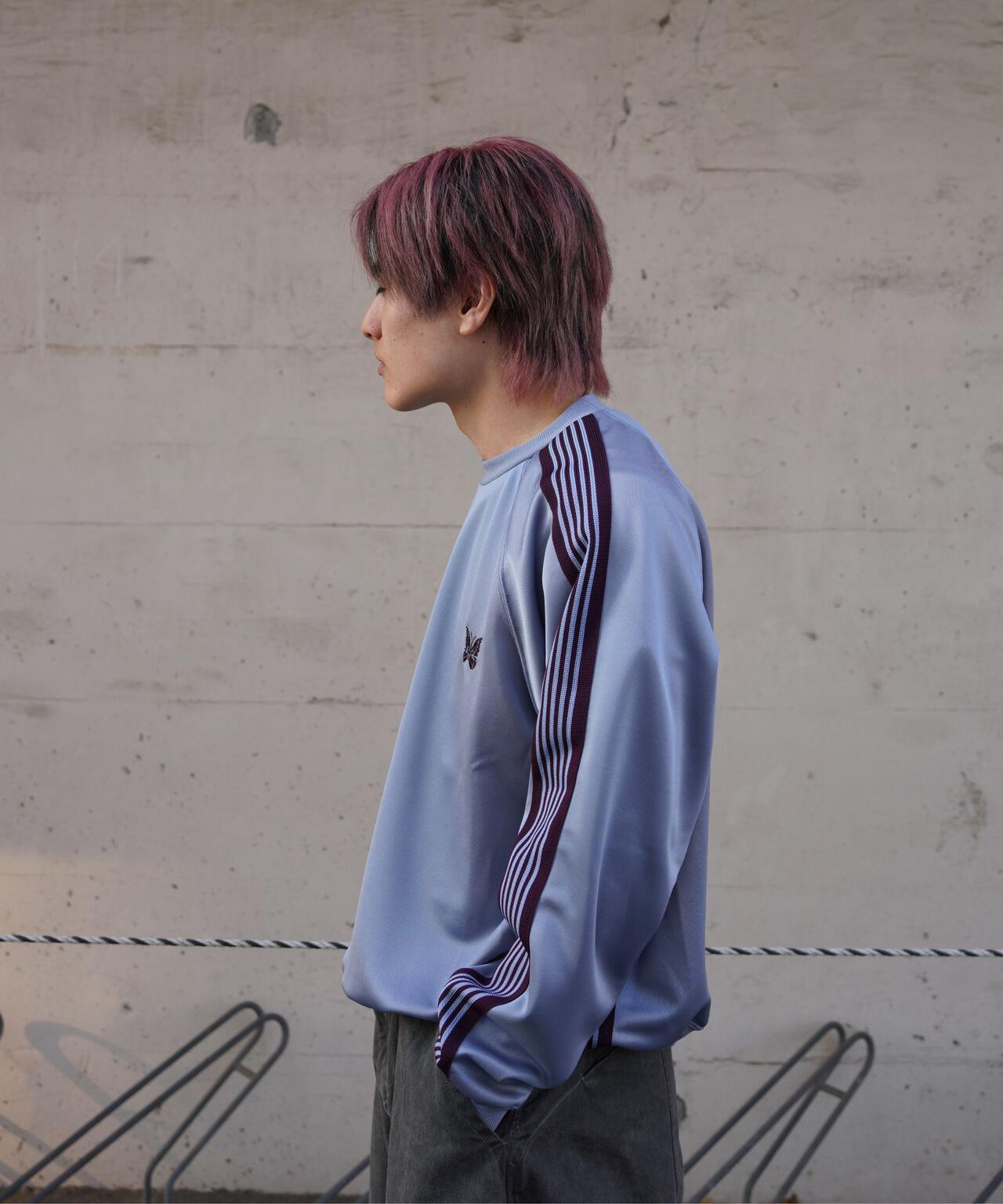 Needles 聯名 Track Crew Neck Shirt - Poly Smooth 上衣