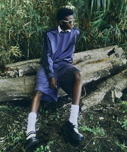 Needles 聯名 Track Crew Neck Shirt - Poly Smooth 上衣