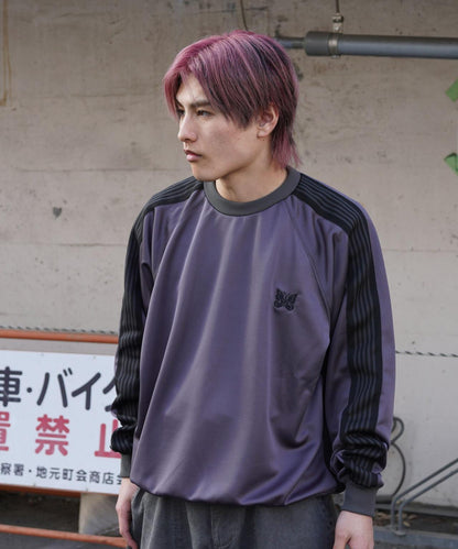 Needles 聯名 Track Crew Neck Shirt - Poly Smooth 上衣