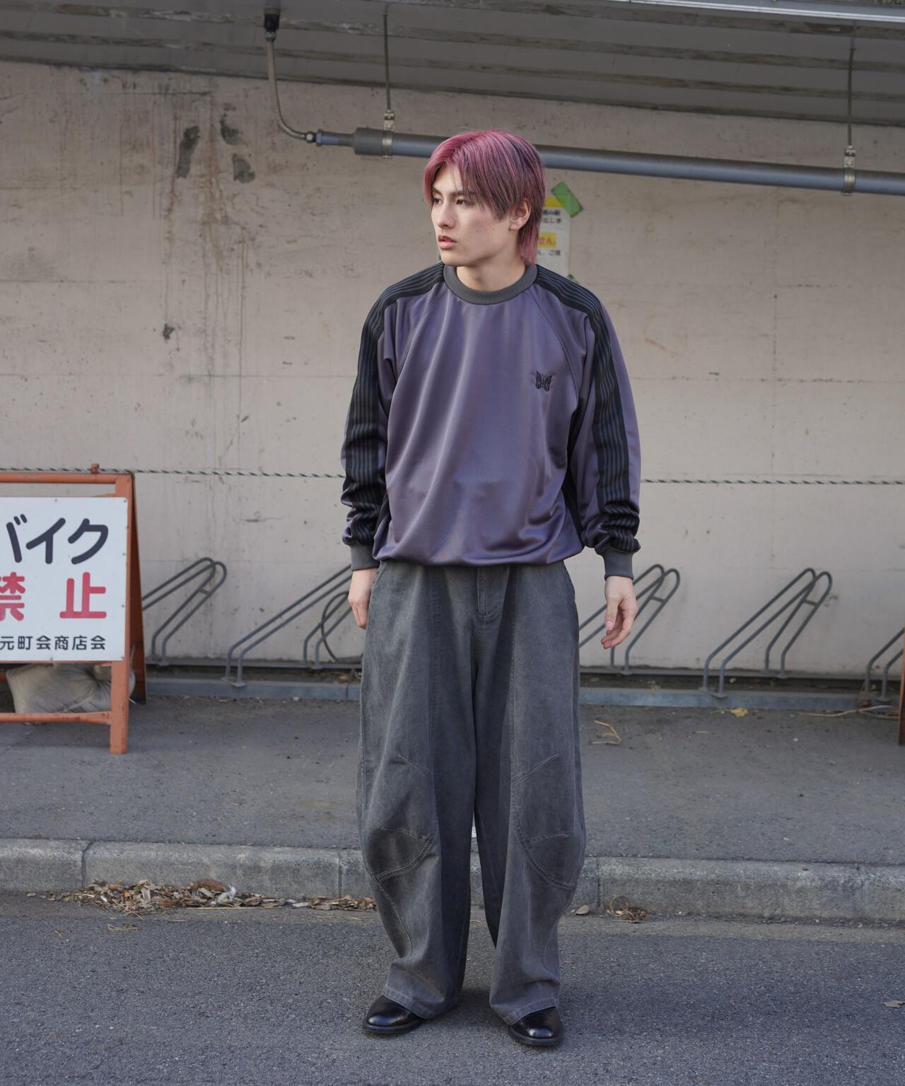 Needles 聯名 Track Crew Neck Shirt - Poly Smooth 上衣