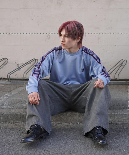 Needles 聯名 Track Crew Neck Shirt - Poly Smooth 上衣