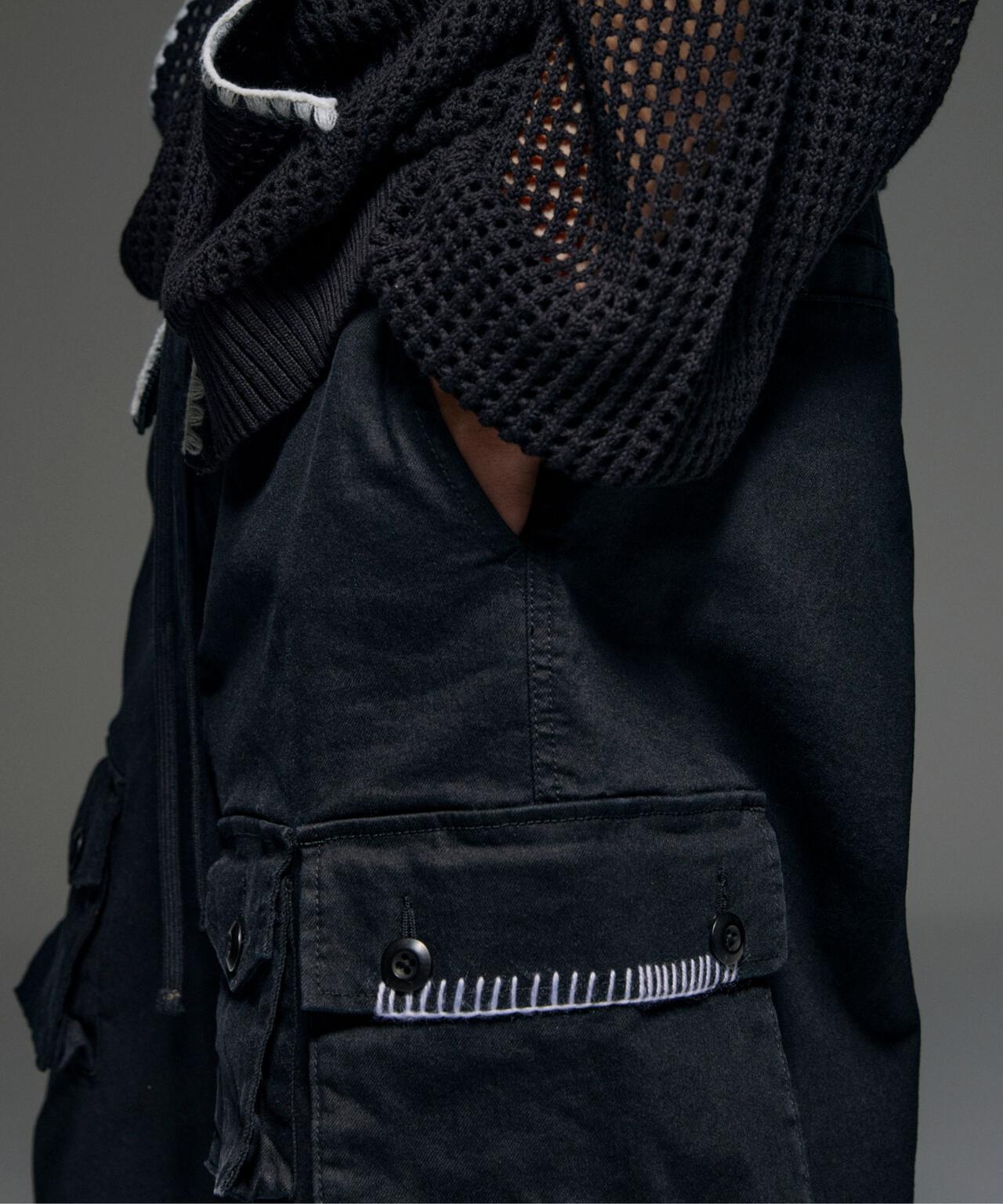 B omnivore HAND STITCH 工裝短褲