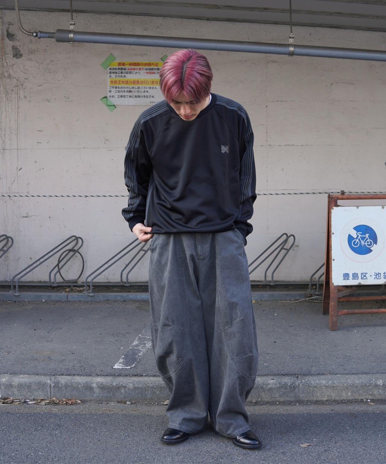 Needles 聯名 Track Crew Neck Shirt - Poly Smooth 上衣
