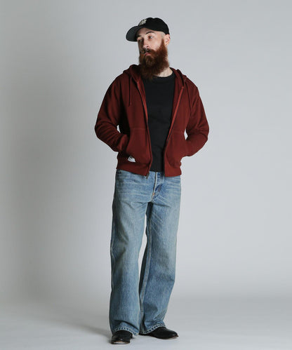 FP WIDE DENIM PANTS USED 防火闊腿做舊牛仔褲
