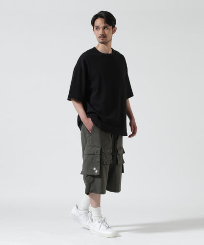 B omnivore HAND STITCH 工裝短褲