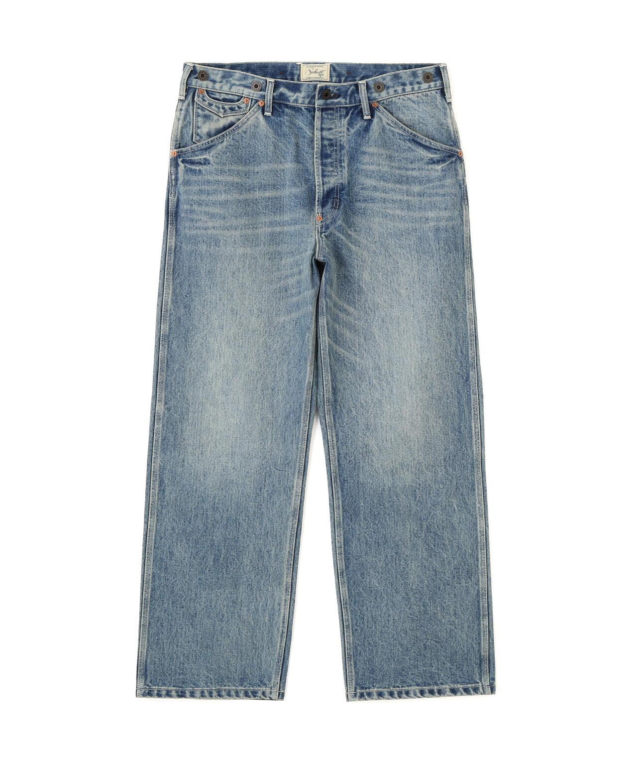 FP WIDE DENIM PANTS USED 防火闊腿做舊牛仔褲