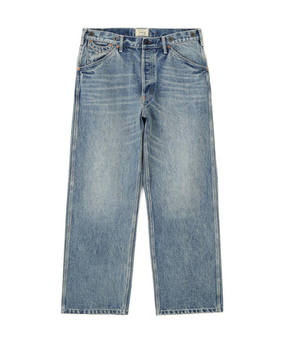 FP WIDE DENIM PANTS USED 防火闊腿做舊牛仔褲