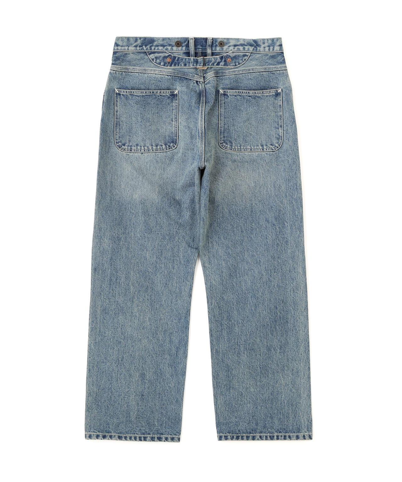 FP WIDE DENIM PANTS USED 防火闊腿做舊牛仔褲