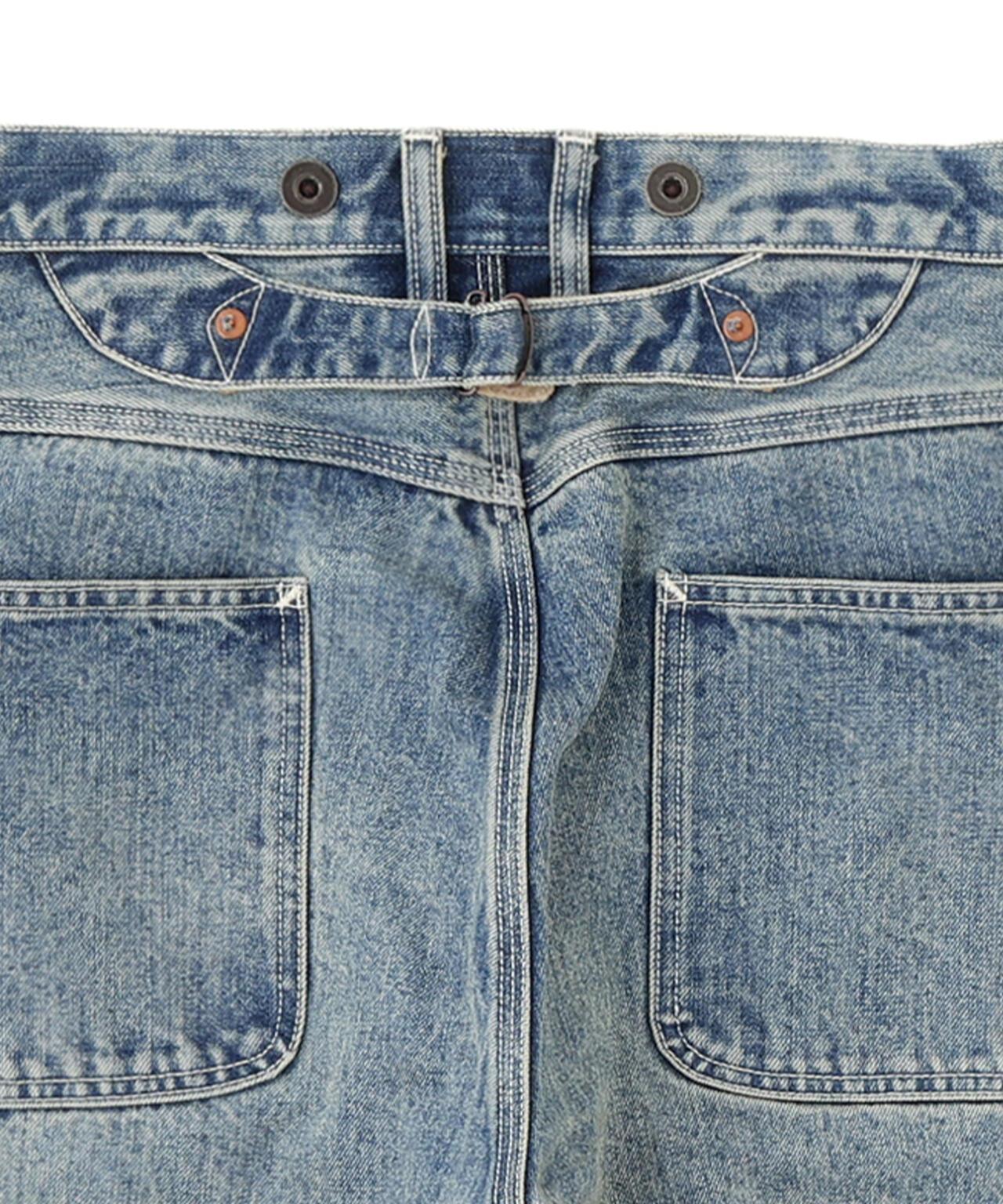 FP WIDE DENIM PANTS USED 防火闊腿做舊牛仔褲