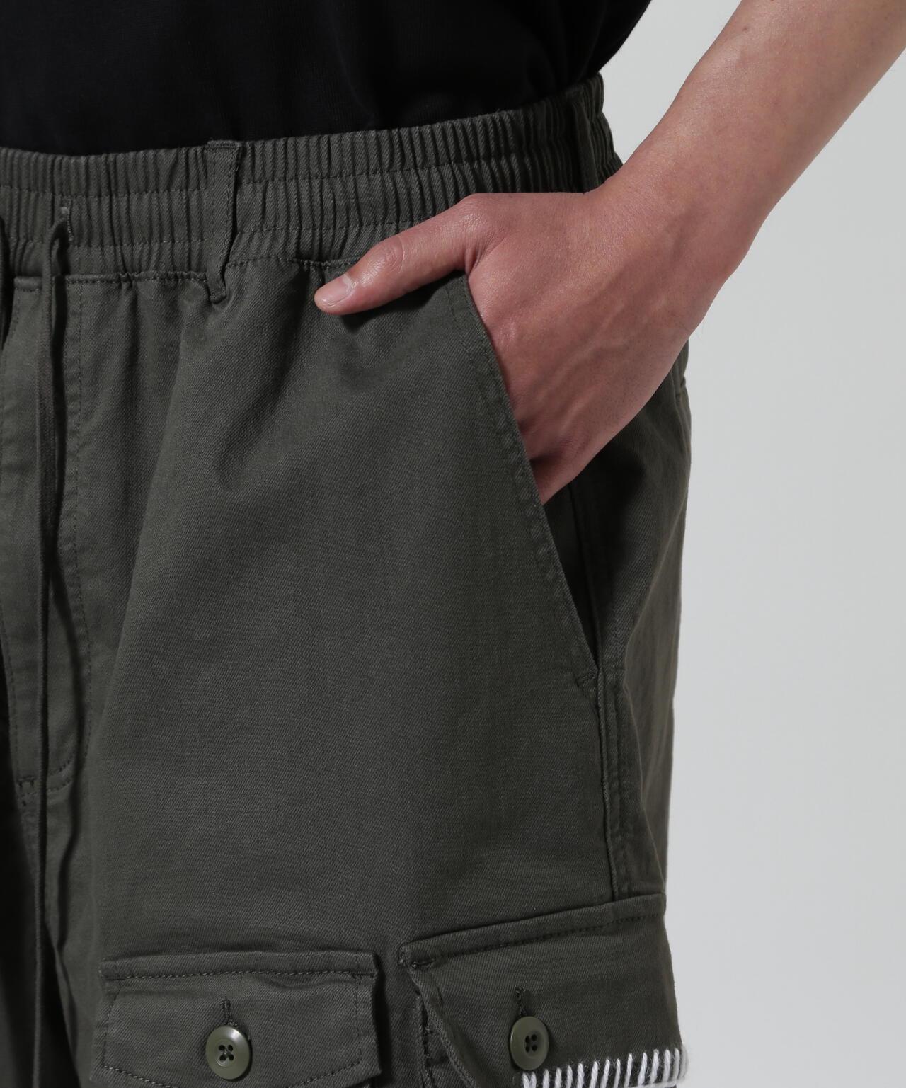 B omnivore HAND STITCH 工裝短褲
