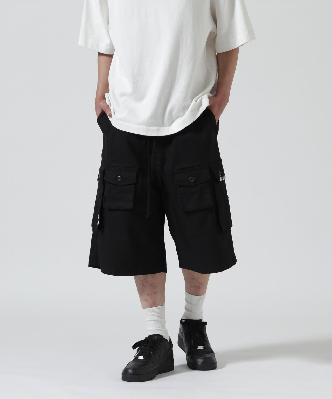 B omnivore HAND STITCH 工裝短褲