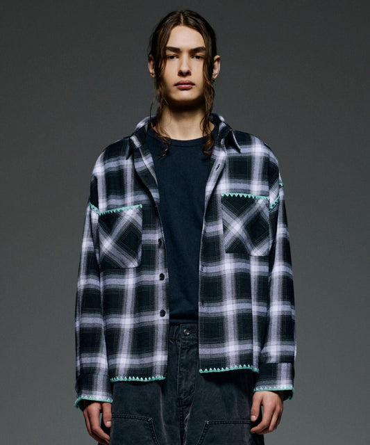 B omnivore/ビ―オムニボー HAND STITCH SHIRT
