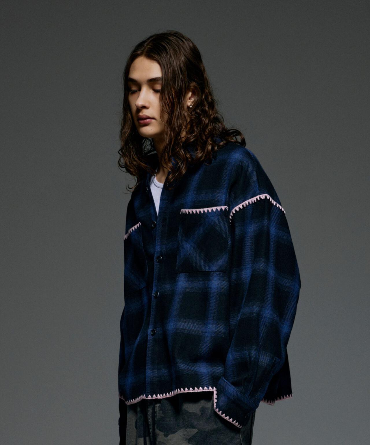 B omnivore/ビ―オムニボー HAND STITCH SHIRT