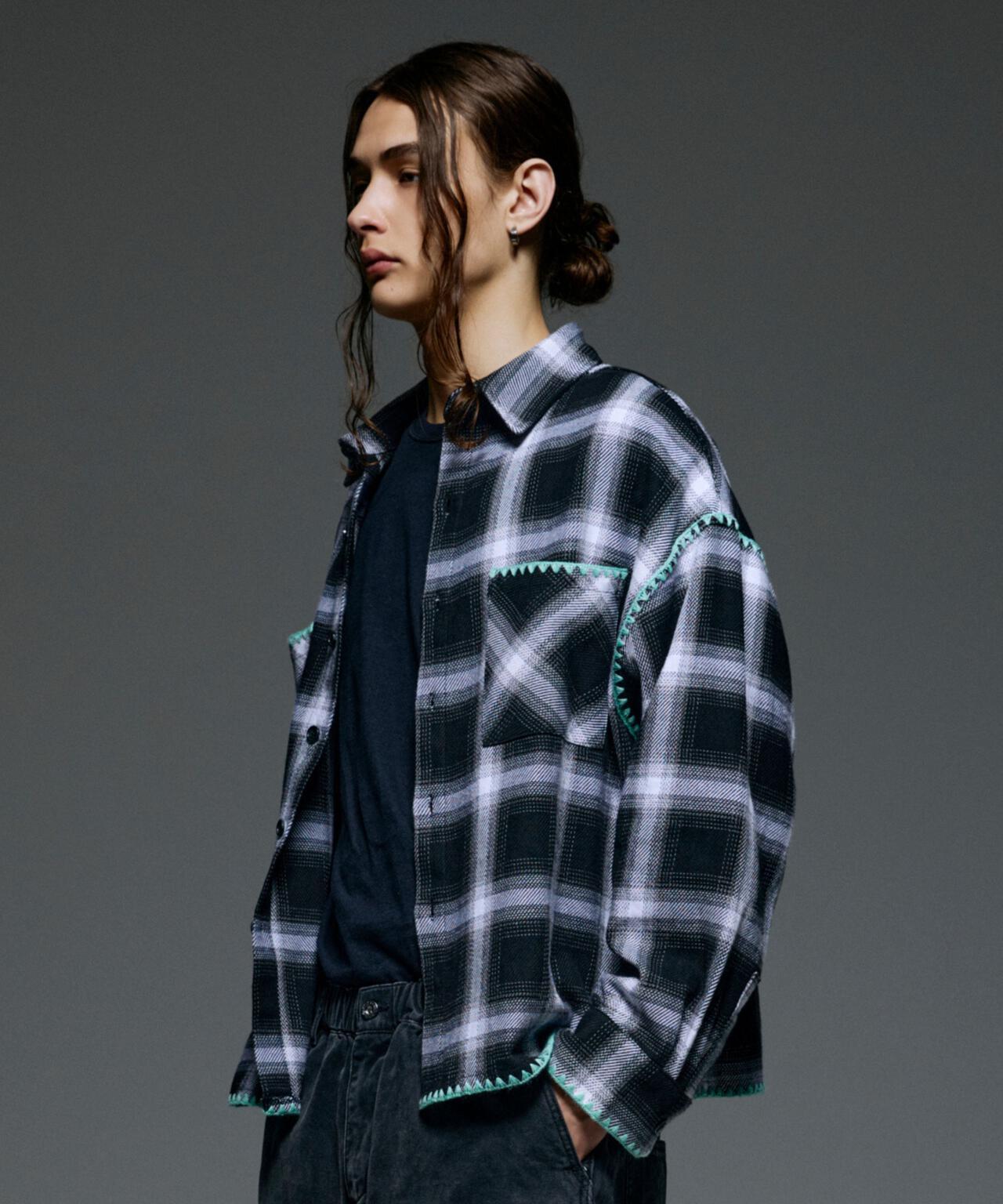 B omnivore/ビ―オムニボー HAND STITCH SHIRT