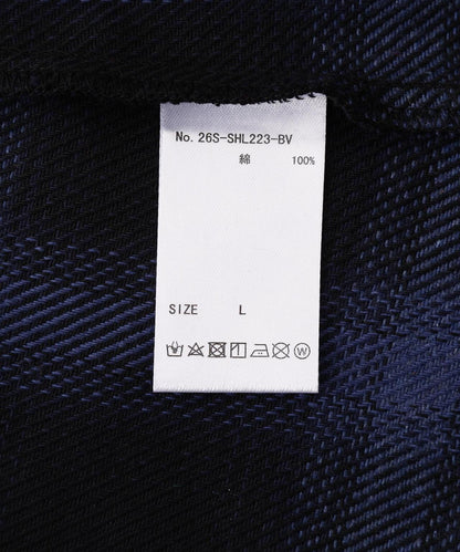 B omnivore/ビ―オムニボー HAND STITCH SHIRT