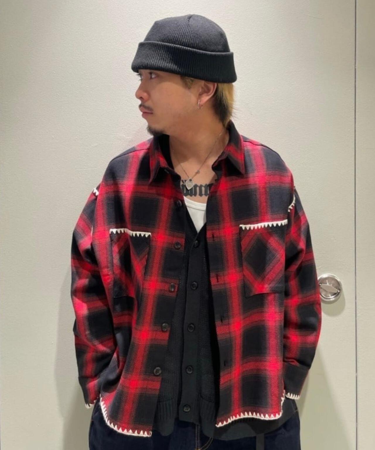 B omnivore/ビ―オムニボー HAND STITCH SHIRT