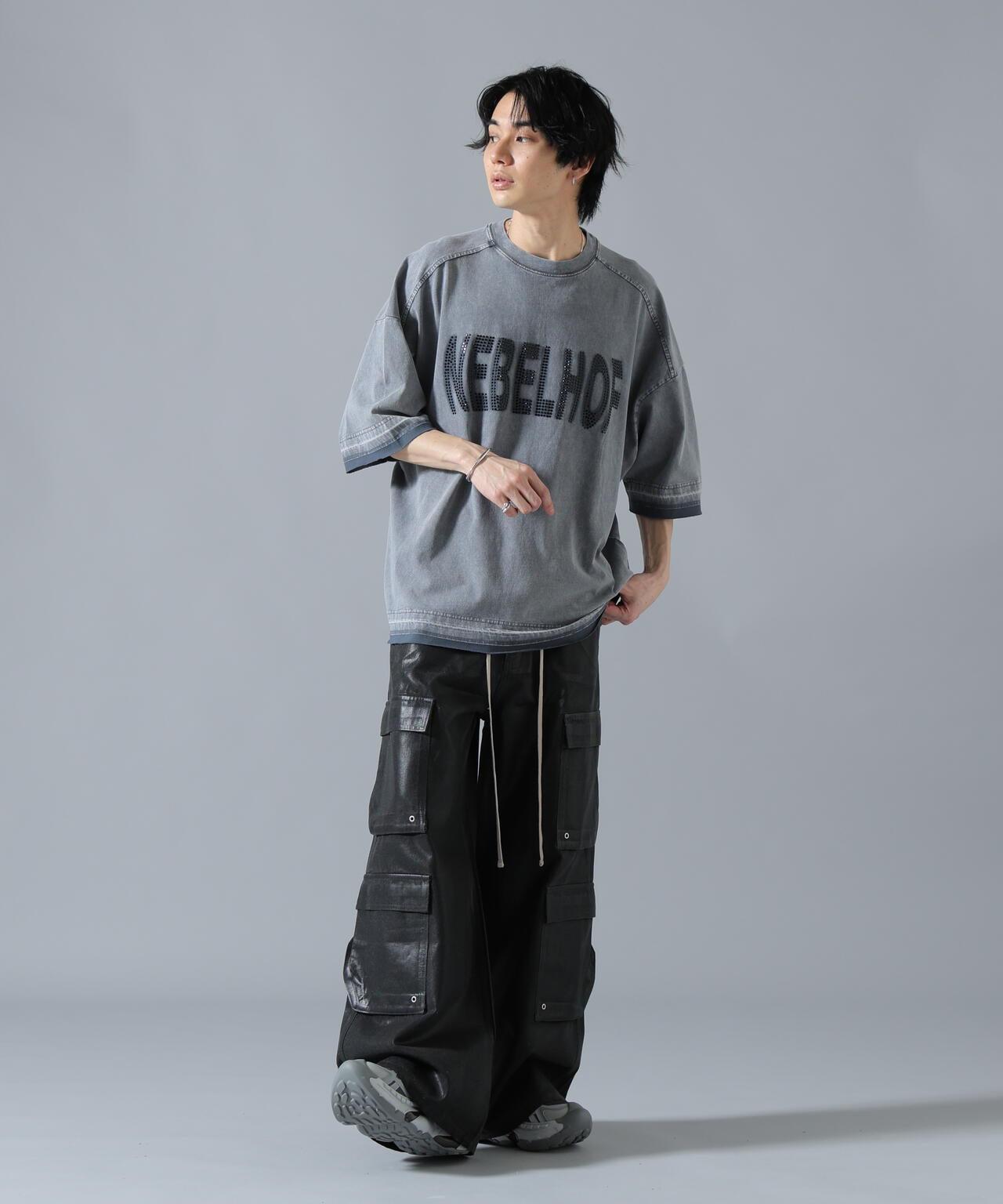 橡膠塗層 喇叭版型 11oz RABBER COATED FLARE CARGO PANTS 工裝褲