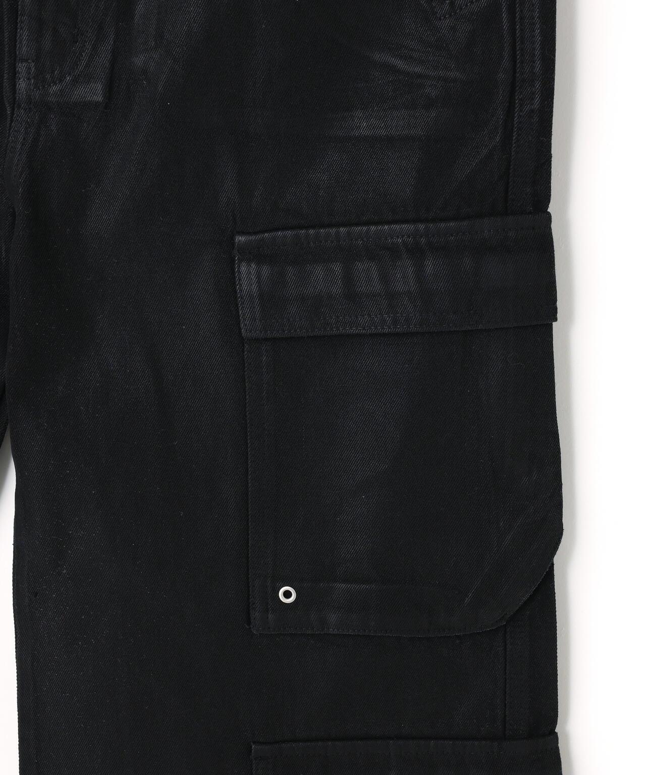 橡膠塗層 喇叭版型 11oz RABBER COATED FLARE CARGO PANTS 工裝褲