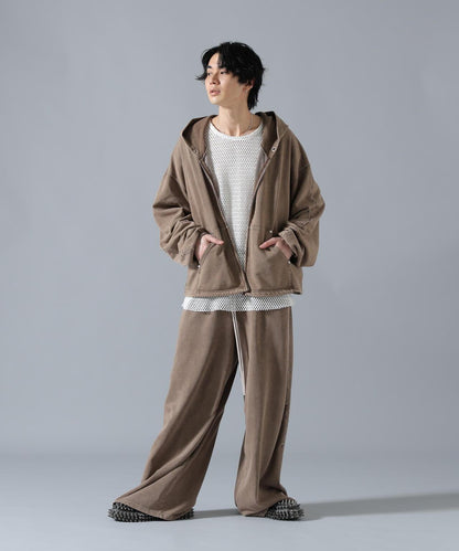 DankeSchon/ダンケシェーン 鉚釘裝飾拉鍊連帽衛衣