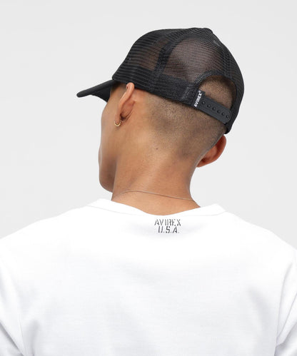 學院風Logo 斜紋網眼 棒球帽