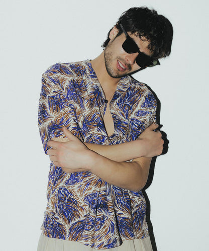 馬圖案 人造纖維 HORSE RAYON SHIRT 襯衫
