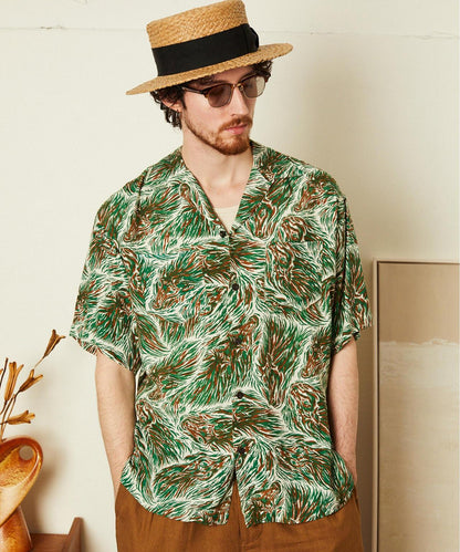 馬圖案 人造纖維 HORSE RAYON SHIRT 襯衫