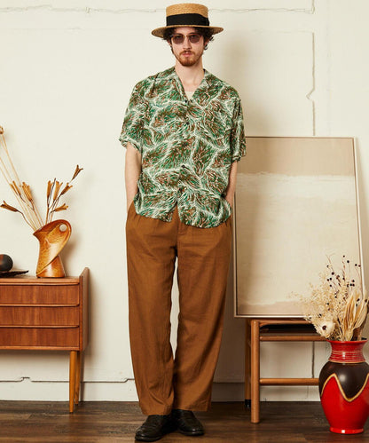 馬圖案 人造纖維 HORSE RAYON SHIRT 襯衫