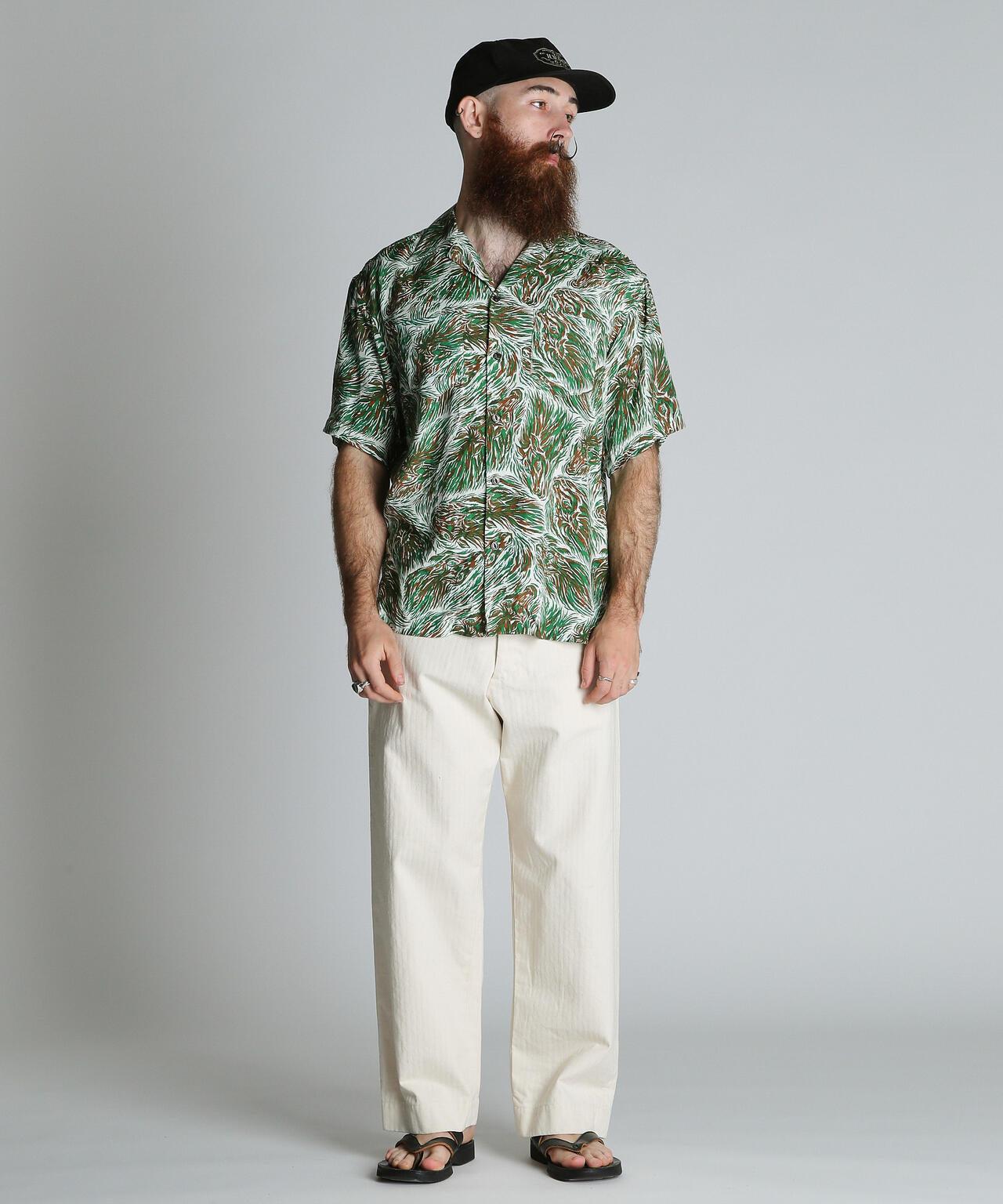 馬圖案 人造纖維 HORSE RAYON SHIRT 襯衫