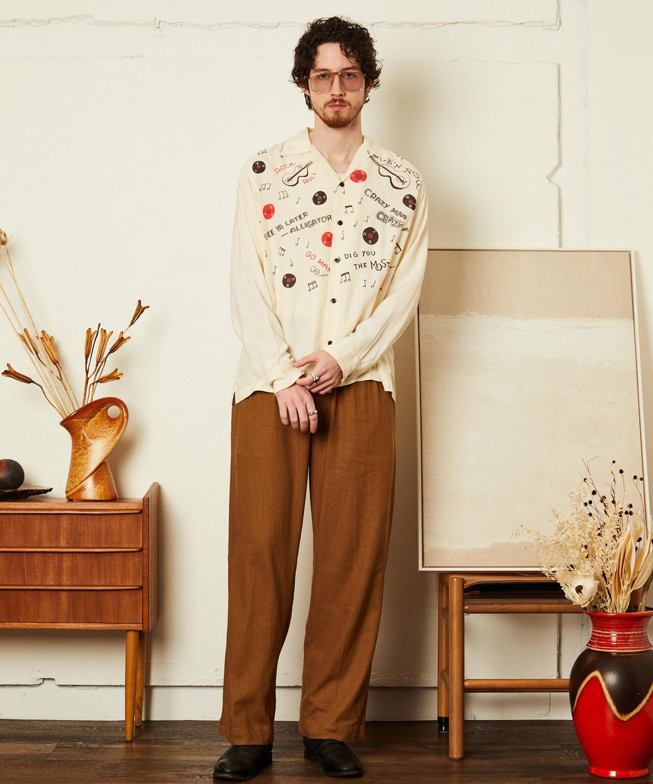 LINEN TROUSERS 亞麻長褲