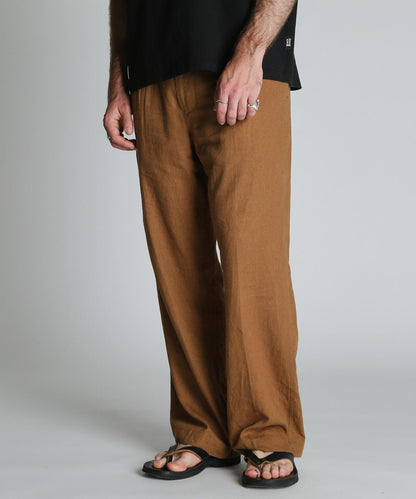 LINEN TROUSERS 亞麻長褲