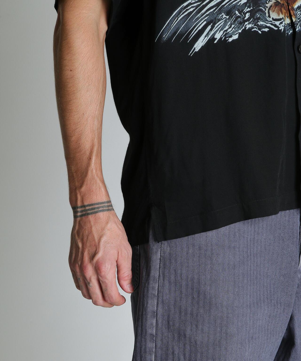 TIGER RAYON SHIRT 老虎圖案 人造絲 襯衫