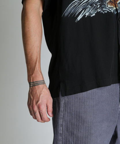 TIGER RAYON SHIRT 老虎圖案 人造絲 襯衫