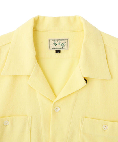 HV PLAIN WORK SHIRT 麻粘膠素色工裝襯衫