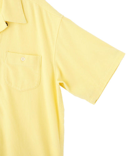 HV PLAIN WORK SHIRT 麻粘膠素色工裝襯衫