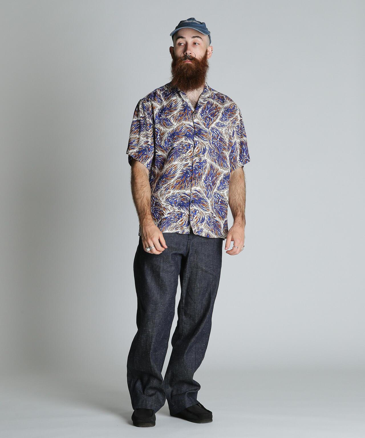 馬圖案 人造纖維 HORSE RAYON SHIRT 襯衫
