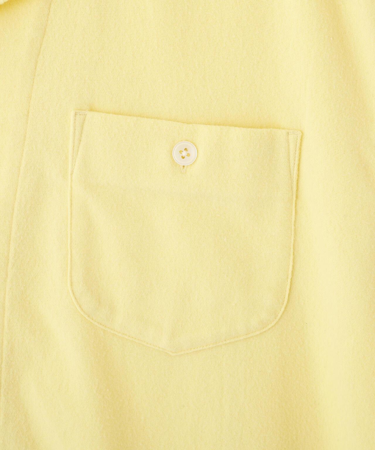 HV PLAIN WORK SHIRT 麻粘膠素色工裝襯衫
