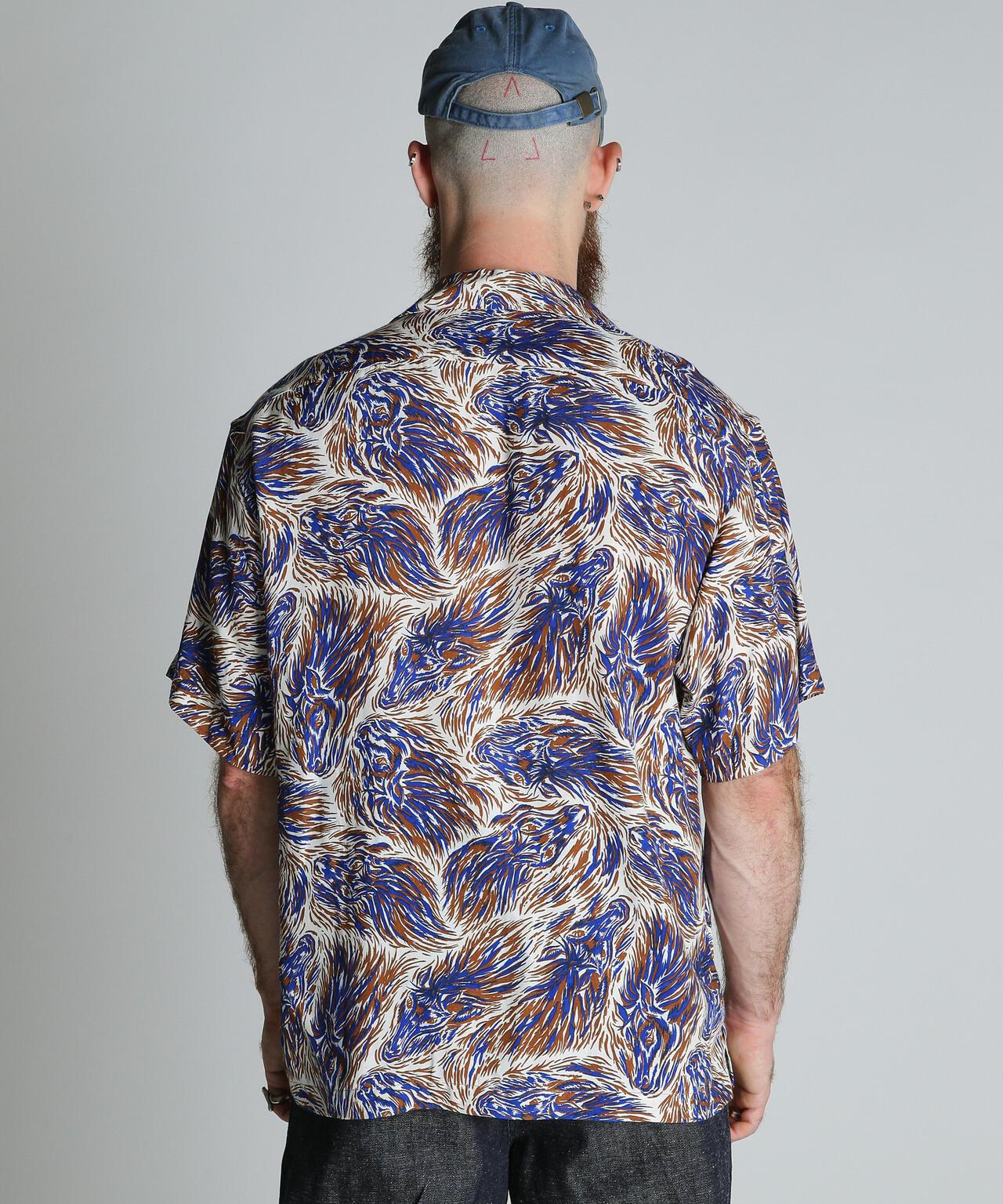 馬圖案 人造纖維 HORSE RAYON SHIRT 襯衫