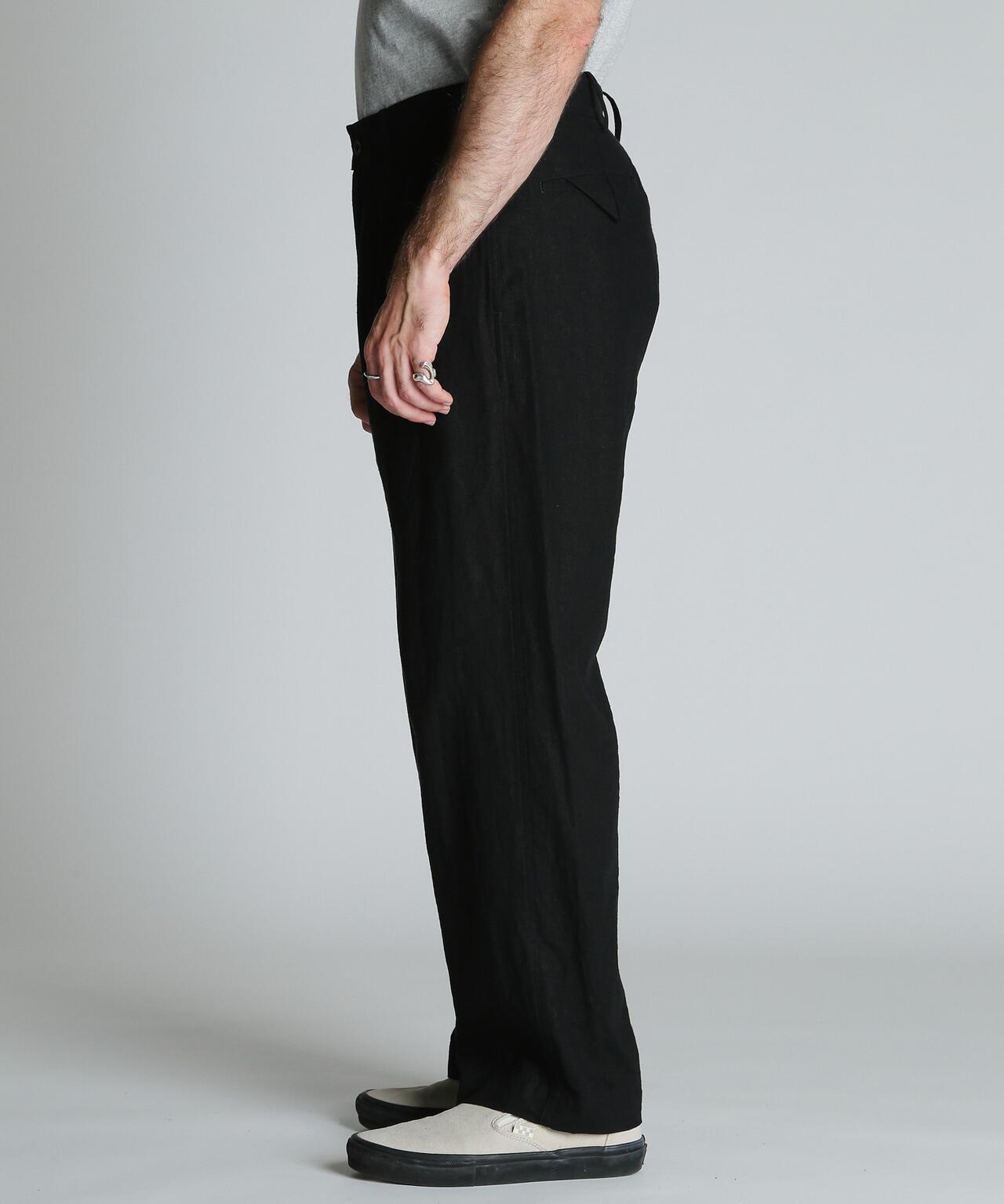 LINEN TROUSERS 亞麻長褲