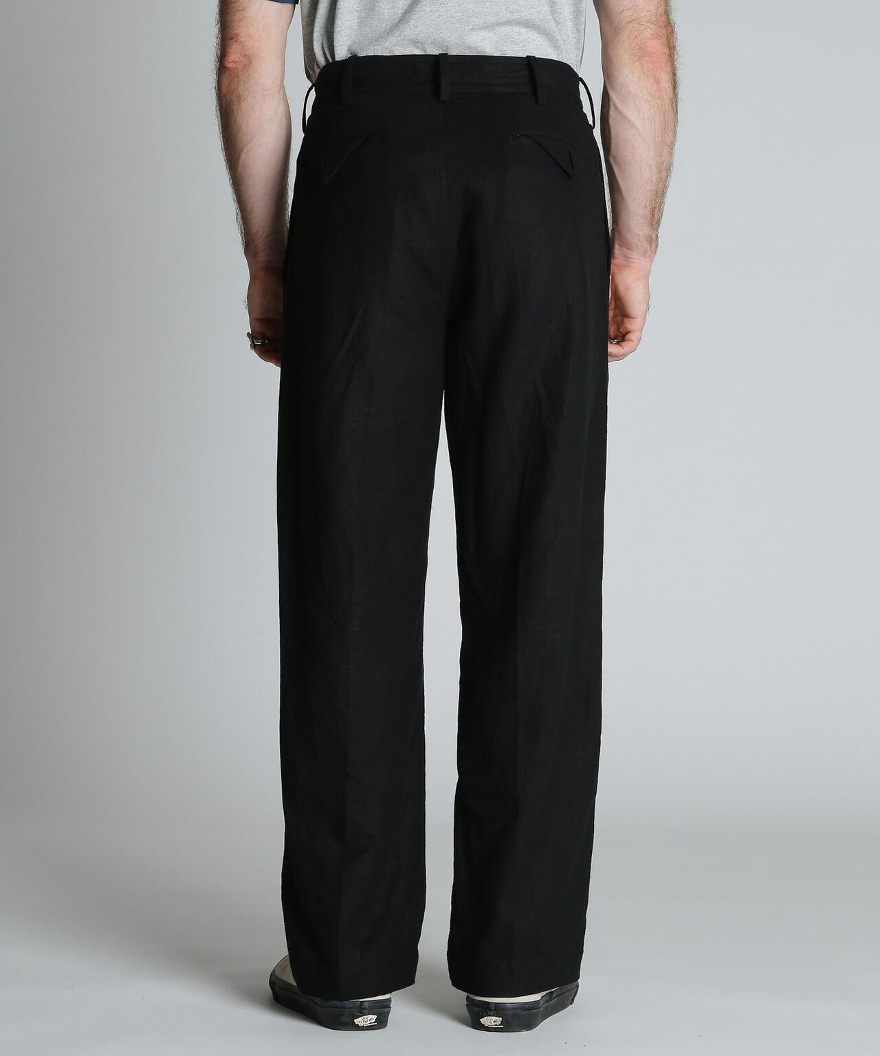 LINEN TROUSERS 亞麻長褲