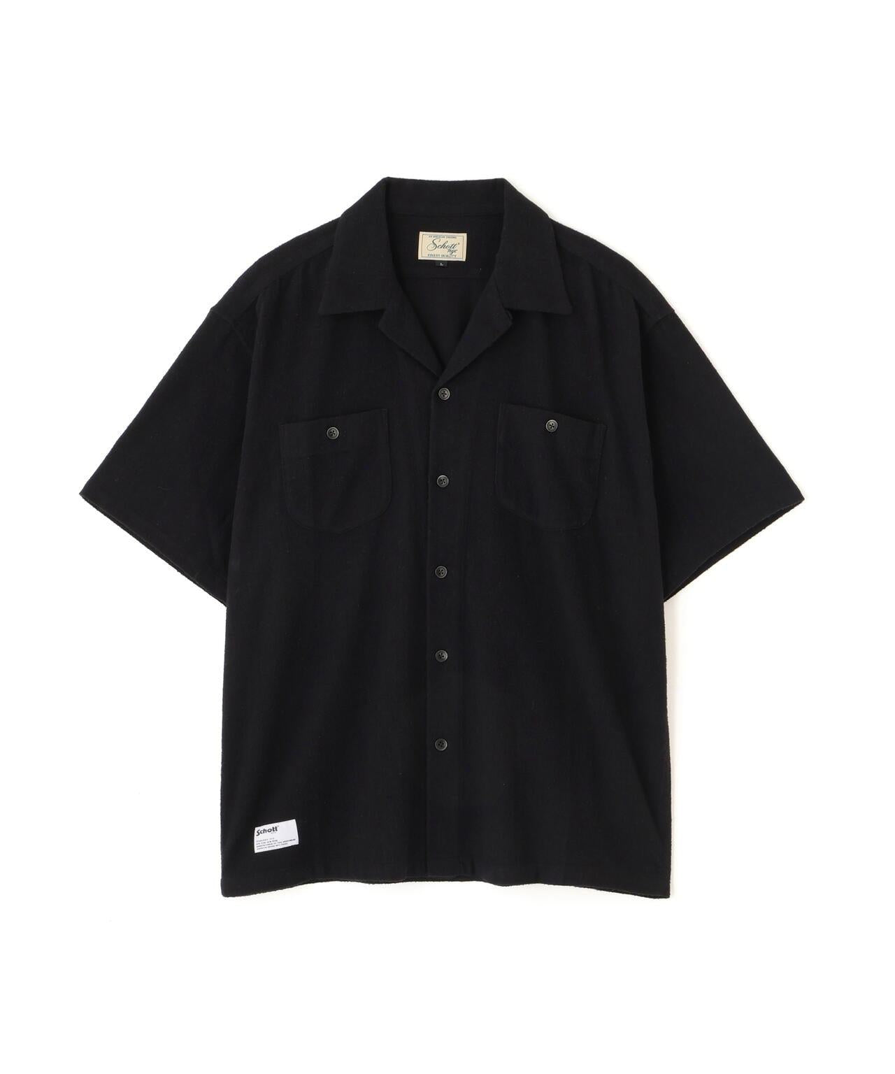 HV PLAIN WORK SHIRT 麻粘膠素色工裝襯衫