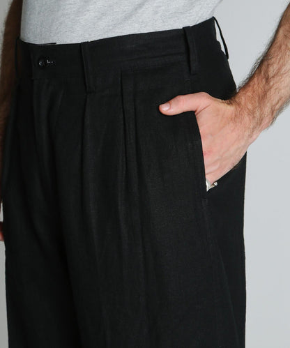 LINEN TROUSERS 亞麻長褲