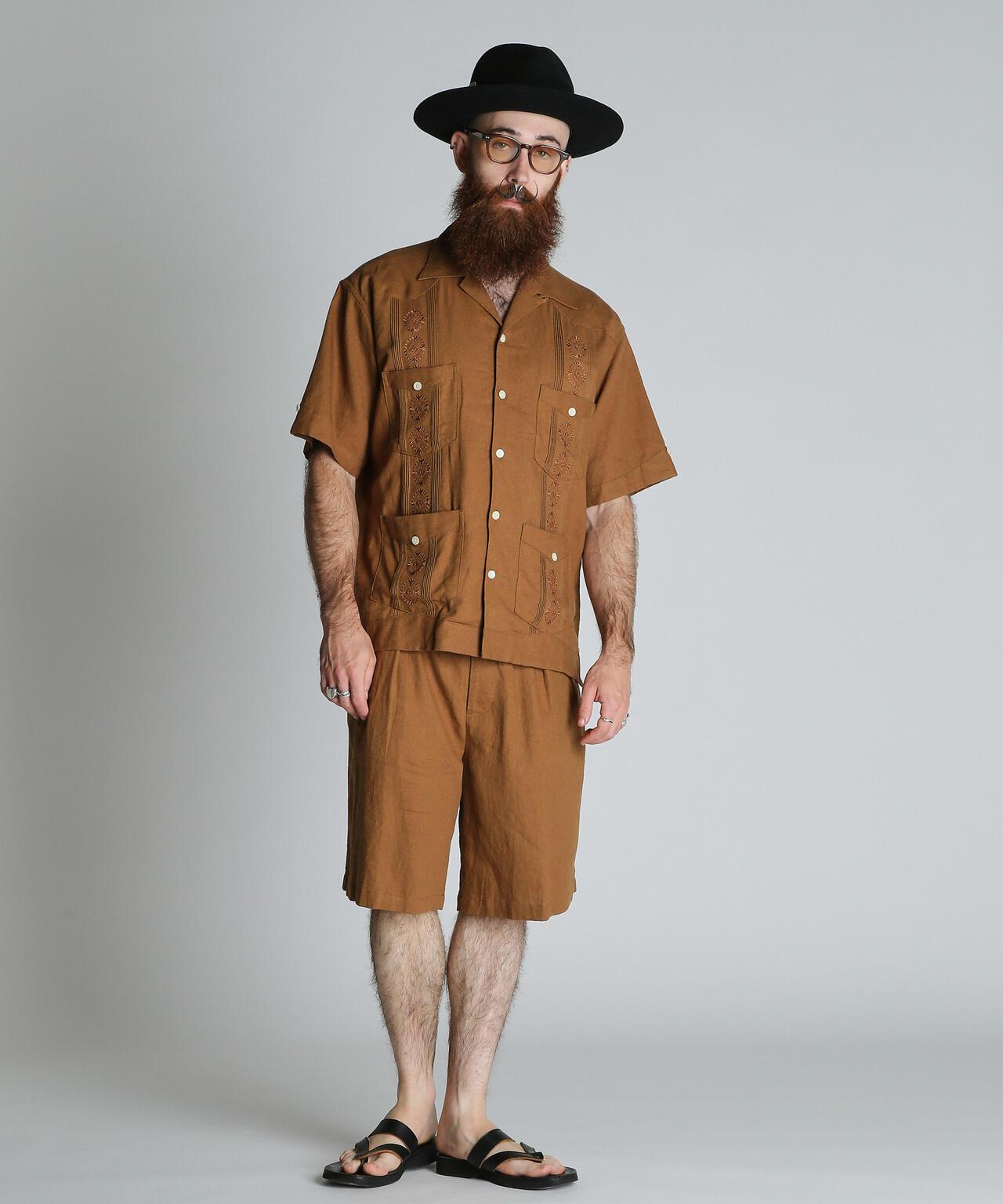 亞麻 LINEN SHORTS 短褲