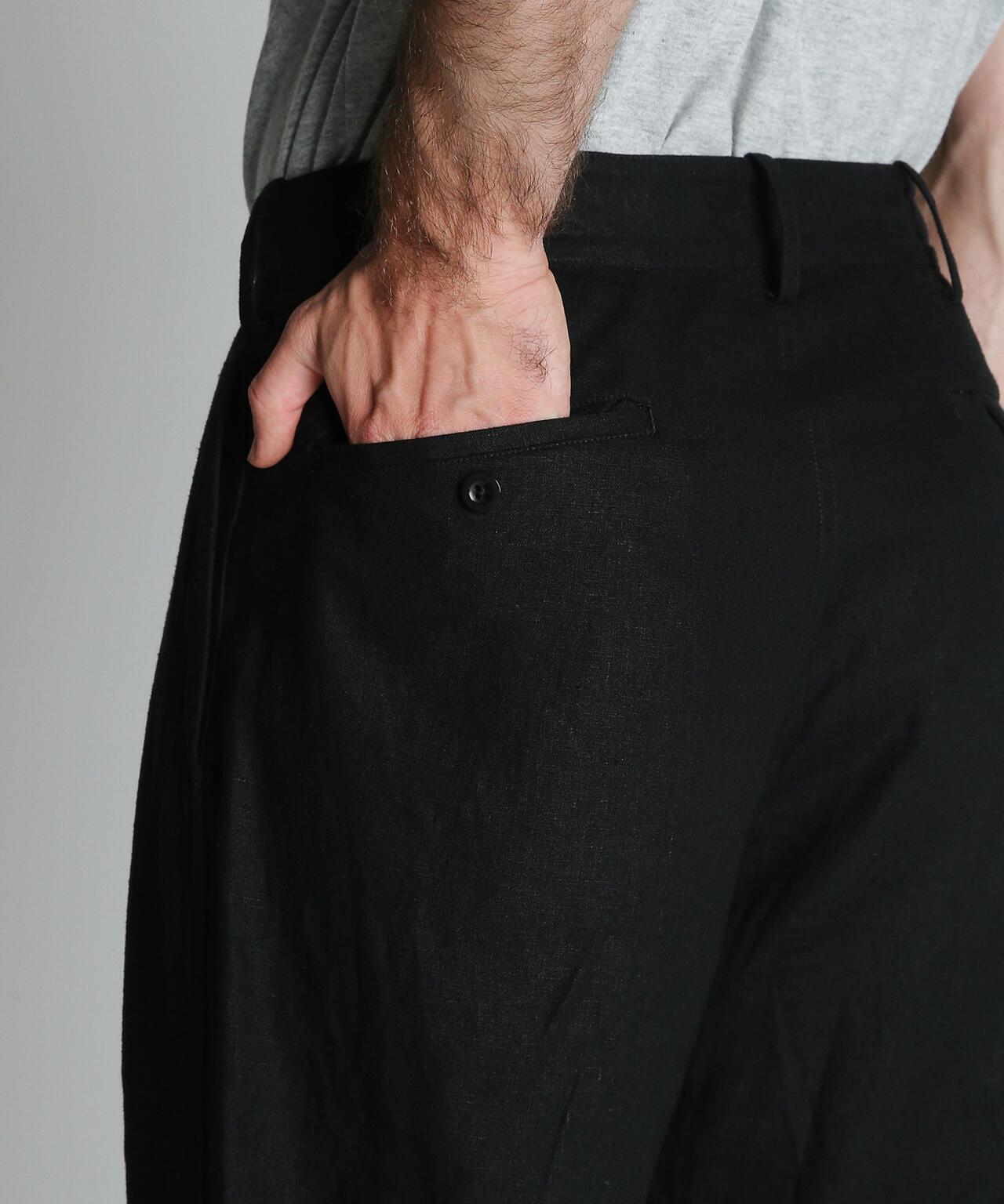 LINEN TROUSERS 亞麻長褲