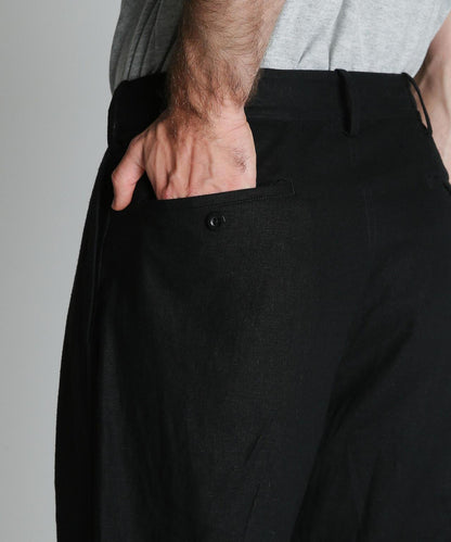 LINEN TROUSERS 亞麻長褲
